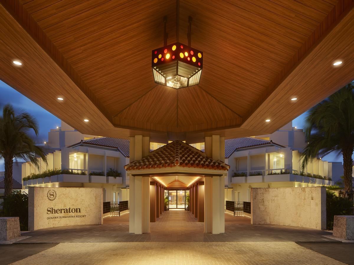 Sheraton Okinawa Sunmarina Resort Onna Exteriör bild