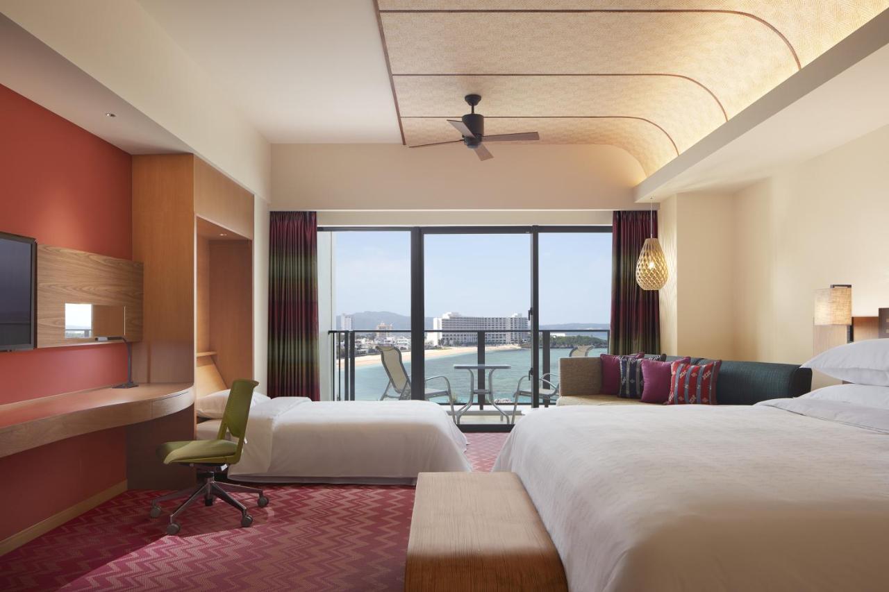 Sheraton Okinawa Sunmarina Resort Onna Exteriör bild